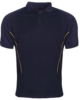 P.E. Polo Shirt Navy/Gold (Aptus 111897)