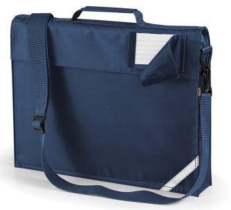 Book Bag With Strap Navy (QD457)